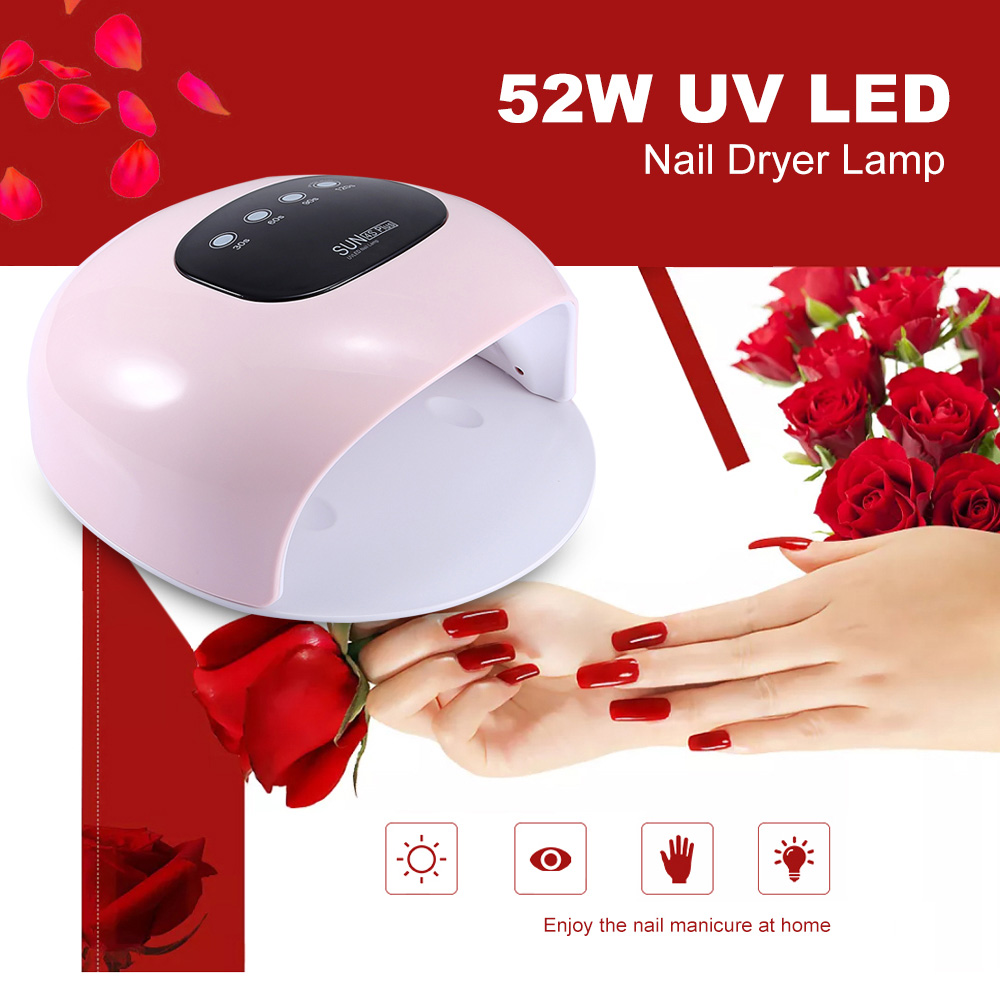 SUN - 4S PLUS UV LED Nail Dryer Lamp 52W Infrared Sensor Manicure Tool