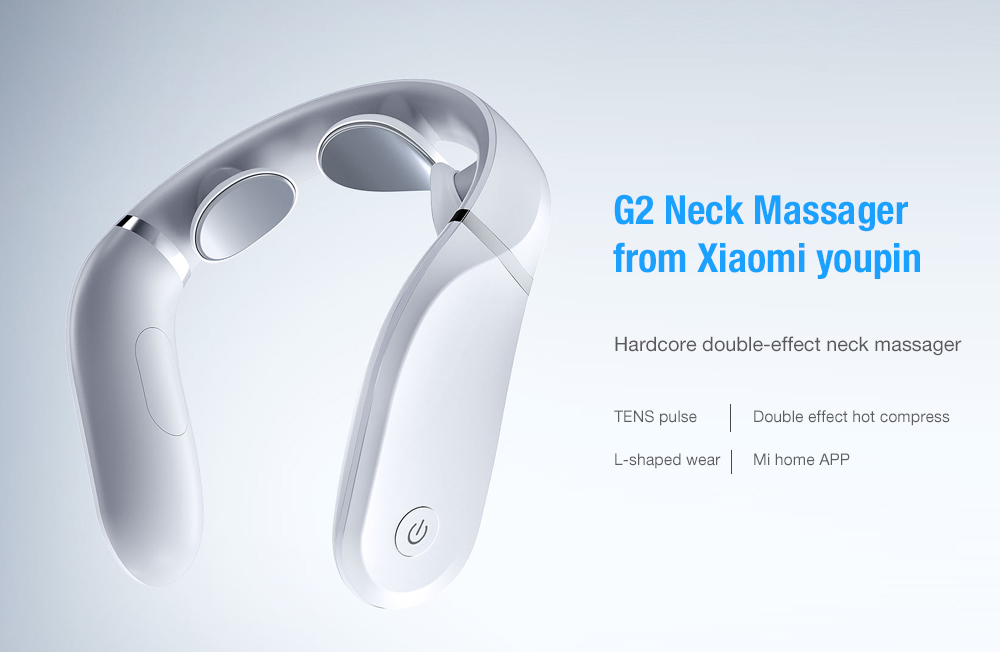 G2 Neck Massager from Xiaomi youpin - Platinum