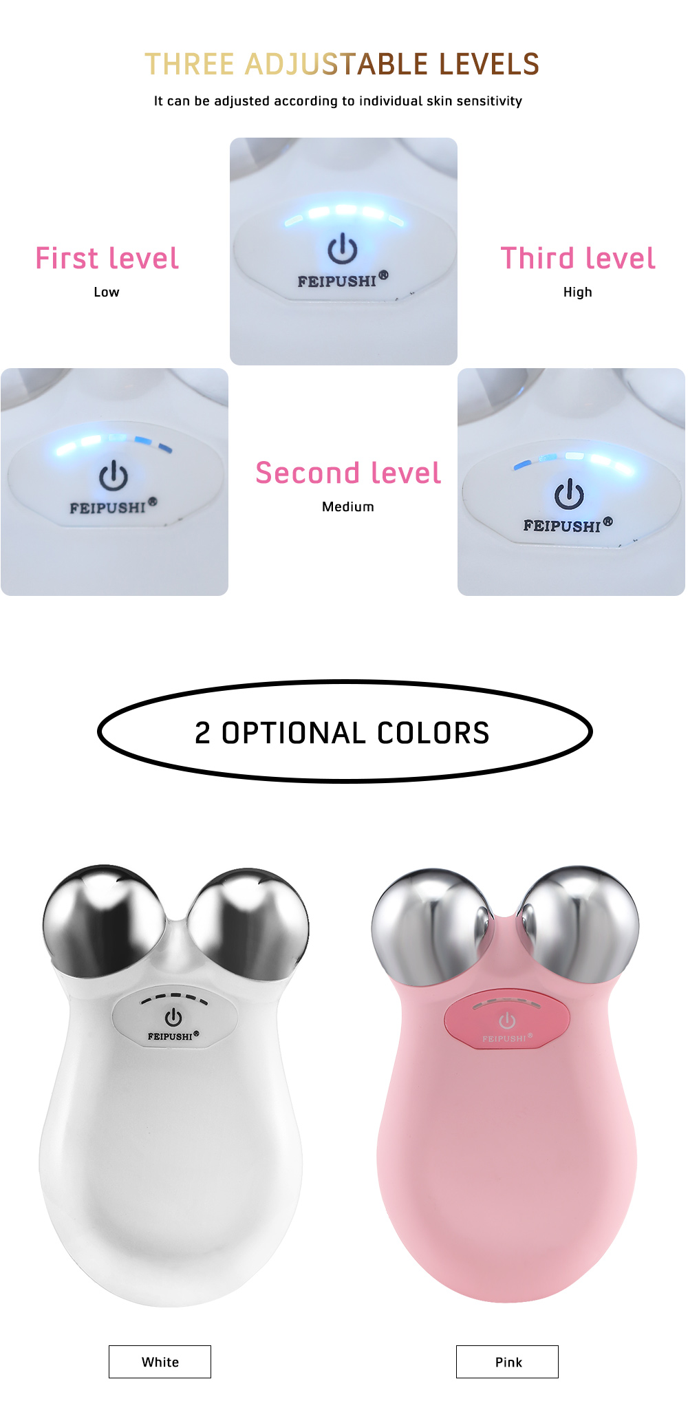 FEIPUSHI Multifunctional Household Skin Tightening Face Lifting Beauty Device